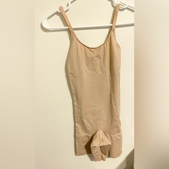 Sz S SHAPERX Bodysuit for Women Tummy Control Shapewear Mid-Thigh Seamless NW - Picture 3 of 5